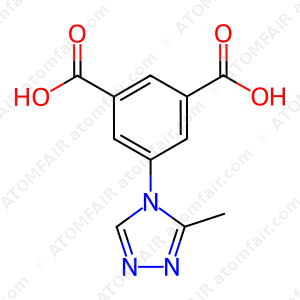 5-(3-Methyl-4H-1,2,4-triazol-4-yl)-1,3-benzenedicarboxylic acid (CAS: 1384932-58-4)