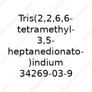 Tris(2,2,6,6-tetramethyl-3,5-heptanedionato)indium(III), 99% (99.99+-In) [In(TMHD)3] (CAS: 34269-03-9)