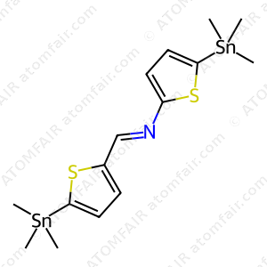 2-Thiophenamine, 5-(trimethylstannyl)-N-[[5-(trimethylstannyl)-2-thienyl]methylene] (CAS: 2704541-57-9)