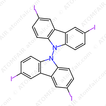 9,9'-BI-9H-CARBAZOLE, 3,3',6,6'-TETRAIODO (CAS: 57102-81-5)