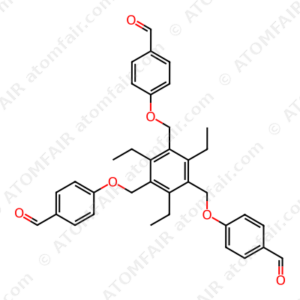 4,4 inverted exclamation marka,4 inverted exclamation marka inverted exclamation marka-[(2,4,6-Triethyl-1,3,5-benzenetriyl)tris(methyleneoxy)]tris[benzaldehyde] (CAS: 1338326-04-7)