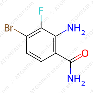 2-Amino-4-bromo-3-fluorobenzamide (CAS: 2788906-06-7)