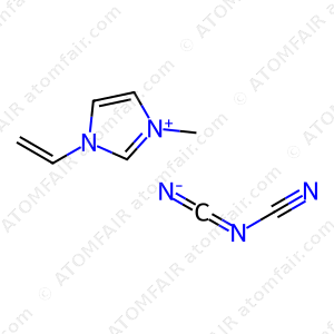1H-Imidazolium, 3-ethenyl-1-methyl-, salt with N-cyanocyanamide (1:1) (CAS: 1416358-78-5)