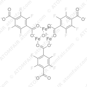 Iron, μ3-oxotris[μ-[2,3,5,6-tetrafluoro-1,4-benzenedicarboxylato(2-)-κO1:κO′1]]tri (CAS: 1341134-31-3)