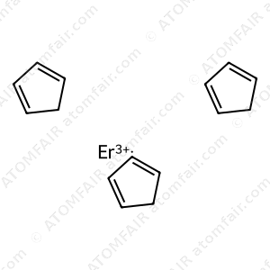 Tris(cyclopentadienyl)erbium(III) (99.9%-Er) (RED) (CAS: 39330-74-0)