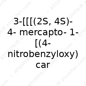 3-[[[(2S, 4S)-4-mercapto-1-[(4-nitrobenzyloxy) carbonyl]-2-pyrrolidinyl]carbonyl]amino]-(4-nitrobenzyl)benzoate; Ertapenem side chain 3 (CAS: N/A)
