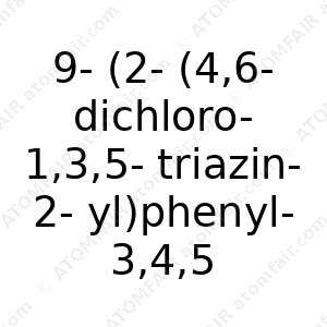 9-(2-(4,6-dichloro-1,3,5-triazin-2-yl)phenyl-3,4,5,6-d4)-9H-carbazole-1,2,3,4,5,6,7,8-d8 (CAS: N/A)