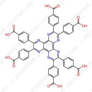 4,4',4'',4''',4'''',4'''''-(dipyrazino[2,3-f:2',3'-h]quinoxaline-2,3,6,7,10,11-hexayl)hexabenzoic acid (CAS: 2182594-10-9)