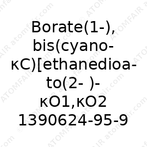 Borate(1-), bis(cyano-κC)[ethanedioato(2-)-κO1,κO2]-, lithium (1:1), (T-4) (CAS: 1390624-95-9)