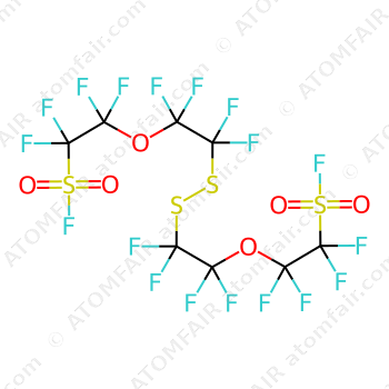 Bis(5-fluorsulfonylperfluoro-3-oxapentyl) disulfide (CAS: 2244083-88-1)