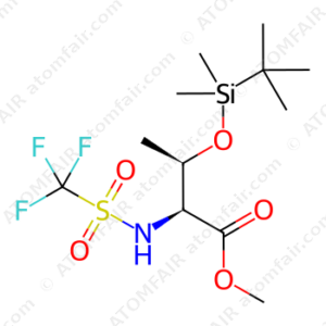 L-Threonine, O-[(1,1-dimethylethyl)dimethylsilyl]-N-[(trifluoromethyl)sulfonyl]-, methyl ester (CAS: 1863977-01-8)