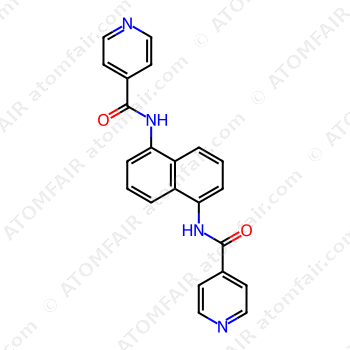 N,N'-(naphthalene-1,5-diyl)diisonicotinamide (CAS: 1005758-37-1)