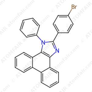 2-(4-bromophenyl)-1-phenyl-1H-phenanthro[9,10-d]-imidazole (CAS: 1147081-43-3)