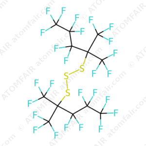 Bis[heptafluoro-1,1-bis(trifluoromethyl)butyl] trisulfide (CAS: 111512-63-1)
