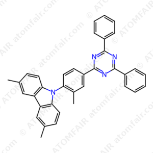 9-(4-(4,6-Diphenyl-1,3,5-triazin-2-yl)-2-methylphenyl)-3,6- dimethyl-9H-carbazole (CAS: 2061376-83-6)