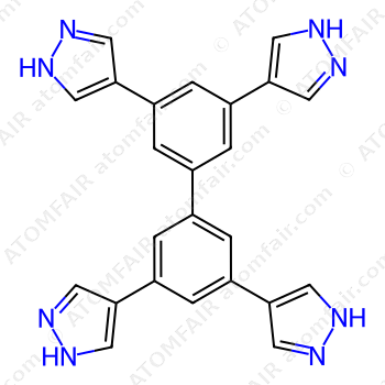 3,3',5,5'-tetra(1H-pyrazol-4-yl)-1,1'-biphenyl (CAS: 2630939-88-5)
