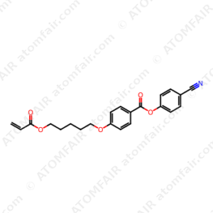 Benzoic acid, 4-[[5-[(1-oxo-2-propen-1-yl)oxy]pentyl]oxy]-, 4-cyanophenyl ester (CAS: 114383-68-5)