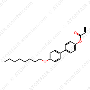 2-Propenoic acid, 4'-(octyloxy)[1,1'-biphenyl]-4-yl ester (CAS: 162142-84-9)