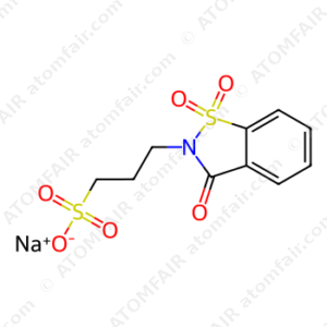 Sodium 3-oxo-1,2-benzisothiazole-2(3H)-propanesulphonate 1,1-dioxide (CAS: 51099-80-0)