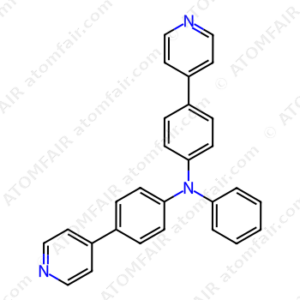 N-Phenyl-4-(4-pyridinyl)-N-[4-(4-pyridinyl)phenyl]benzenamine (CAS: 2122740-99-0)