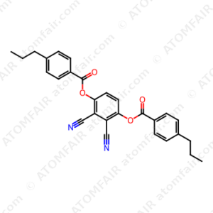 4-Propylbenzoic acid 2,3-dicyano-1,4-phenylene ester (CAS: 78333-30-9)