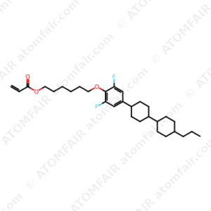 2-Propenoic acid 6-[2,6-difluoro-4-[(trans,trans)-4'-propyl[1,1'-bicyclohexyl]-4-yl]phenoxy]hexyl ester (CAS: 255386-72-2)