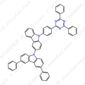 9-(4-(4,6-Diphenyl-1,3,5-triazin-2-yl)phenyl)-3,6- diphenyl-9H-3,9-bicarbazole (CAS: 1620808-42-5)