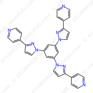 1,3,5-tris[3-(pyridin-4-yl)-1H-pyrazol-1-yl]benzene (CAS: 1616091-43-0)