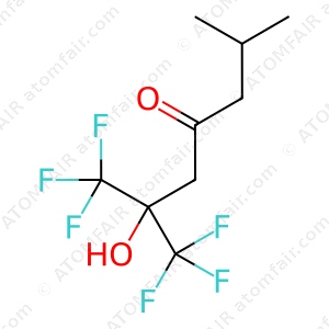4-Heptanone, 1,1,1-trifluoro-2-hydroxy-6-methyl-2-(trifluoromethyl) (CAS: 500868-98-4)