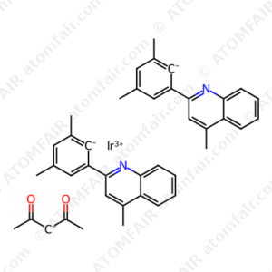 Bis[2-(3,5-dimethylphenyl)-4-methyl-quinoline] (acetylacetonate)iridium(III) (CAS: 1228537-77-6)