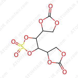 4,4'-(2,2-Dioxido-1,3,2-dioxathiolane-4,5-diyl)bis[1,3-dioxolan-2-one] (CAS: 2520352-90-1)