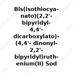 Bis(isothiocyanato)(2,2'-bipyridyl-4,4'-dicarboxylato)(4,4'-dinonyl-2,2'-bipyridyl)ruthenium(II) Sodium Salt (CAS: 871466-65-8)