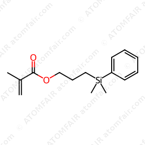2-Propenoic acid, 2-methyl-, 3-(dimethylphenylsilyl)propyl ester (CAS: 88267-01-0)