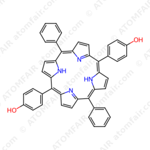 Phenol, 4,4'-(10,20-diphenyl-21H,23H-porphine-5,15-diyl)bis (CAS: 147859-70-9)