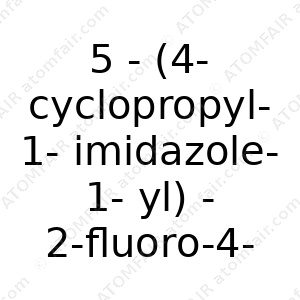 5 - (4-cyclopropyl-1-imidazole-1-yl) - 2-fluoro-4-methylbenzoic acid hydrochloride (CAS: N/A)