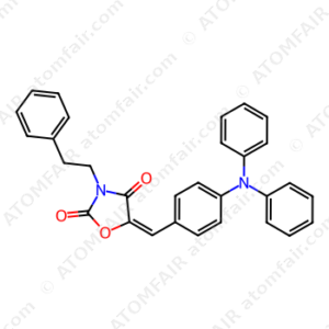 2,4-Oxazolidinedione,5-[[4-(dipenylamino)phenyl]methlene-3-(2-phenylethyl) (CAS: 506426-96-6)