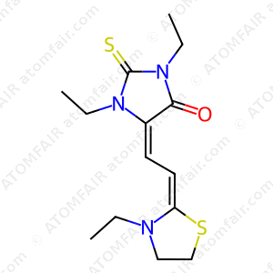 1,3-diethyl-5-[(3-ethylthiazolidin-2-ylidene)ethylidene]-2-thioxoimidazolidin-4-one (CAS: 36590-99-5)