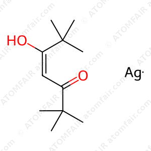 2,2,6,6-Tetramethyl-3,5-heptanedionato silver(I) (99.9%-Ag) [Ag(TMHD)] (CAS: 79827-25-1)