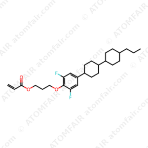 2-Propenoic acid 3-[2,6-difluoro-4-[(trans,trans)-4'-propyl[1,1'-bicyclohexyl]-4-yl]phenoxy]propyl ester (CAS: 255386-69-7)