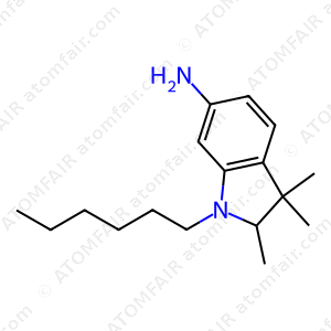 1-Hexyl-2,3,3-trimethyl-2,3-dihydro-1H-indol-6-amine (CAS: 2749740-47-2)