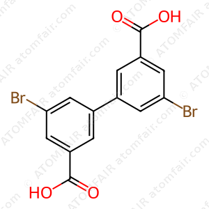 5,5'-Dibromo-[1,1'-biphenyl]-3,3'-dicarboxylic acid (CAS: 1875052-82-6)