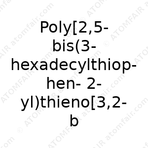Poly[2,5-bis(3-hexadecylthiophen-2-yl)thieno[3,2-b]thiophene] (CAS: N/A)