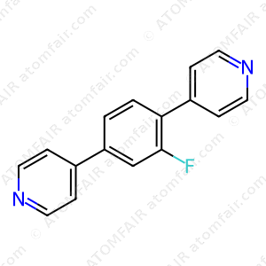 4,4'-(2-Fluoro-1,4-phenylene)bis[pyridine] (CAS: 1429342-58-4)