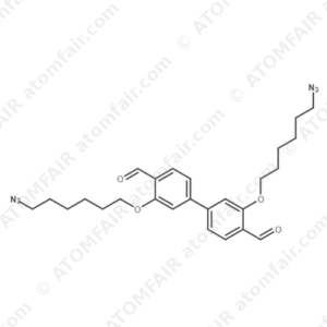 3,3'-bis[(6-azidohexyl)oxy]-4,4'-biphenyldicarbaldehyde (CAS: N/A)