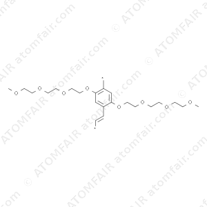 Poly(2,5-bis(1,4,7,10-tetraoxaundecyl)-1,4- phenylenevinylene) (CAS: 221244-49-1)