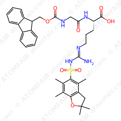 Fmoc-Gly-Arg(Pbf)-OH (CAS: 1048377-78-1)