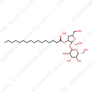 alpha-d-Glucopyranoside, beta-d-fructofuranosyl, hexadecanoateV (CAS: 39300-95-3)