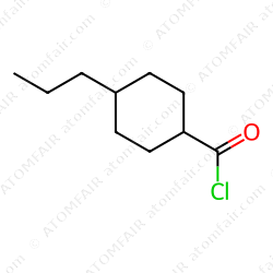 Cyclohexanecarbonyl chloride, 4-propyl-, trans (CAS: 67589-88-2)