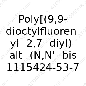 Poly[(9,9-dioctylfluorenyl-2,7-diyl)-alt-(N,N'-bis{p-butylphenyl}-1,1'-biphenylene-4,4'-diamine)] (CAS: 1115424-53-7)