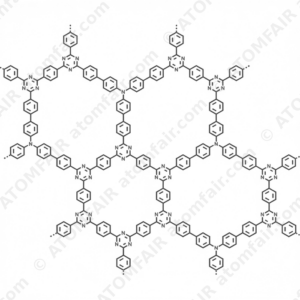 1,4-Benzenedicarboximidamide, hydrochloride (1:2), polymer with 4′-[bis(4′-formyl[1,1′-biphenyl]-4-yl)amino][1,1′-biphenyl]-4-carboxaldehyde (CAS: 2155822-95-8)